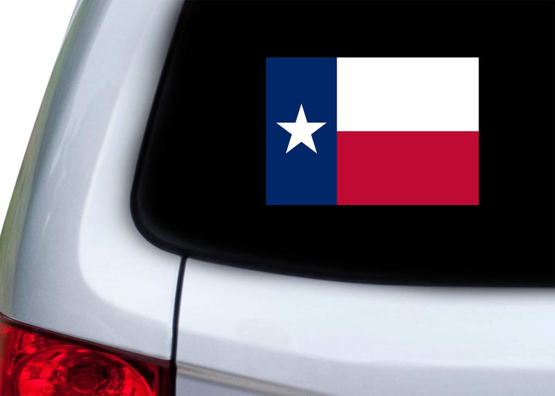 Rogue River Tactical Texas State Flag Sticker Car Decal Bumper Sticker Lone Star Truck Window (3x5 Inch) - Image 3